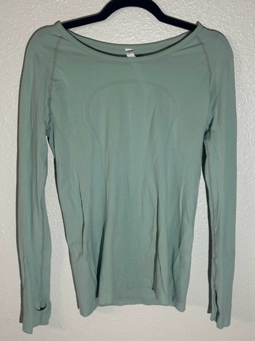 lululemon athletica Sage Green Long Sleeve Women's Top